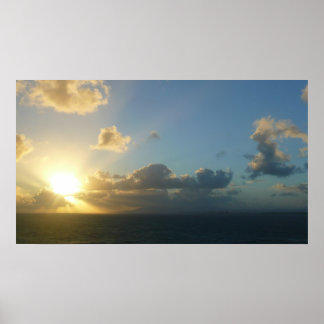 Póster Amanecer sobre San Juan II Puerto Rico