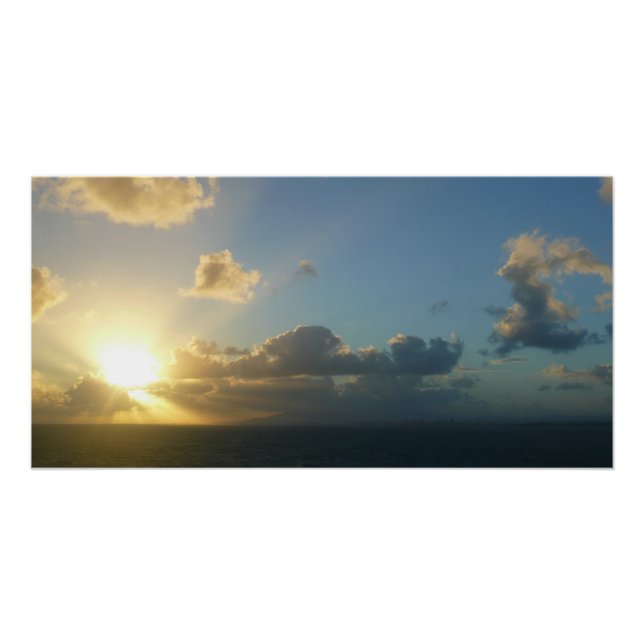 Póster Amanecer sobre San Juan II Puerto Rico (Anverso)