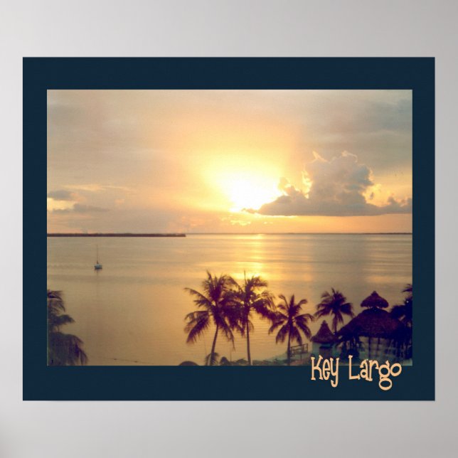 Póster Amanecer tropical (Frente)