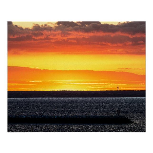 Póster Amanecer y atardecer  (Anverso)
