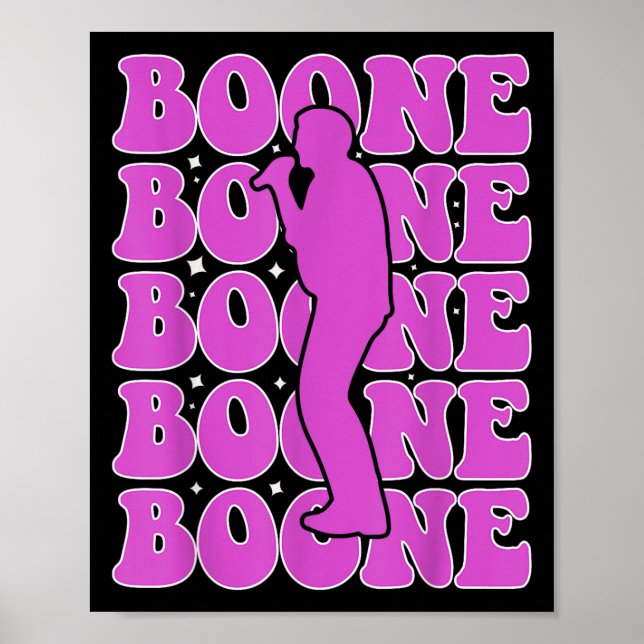 Póster Amante Boone Para Hombres Mujeres Chicas Niños Fam (Frente)