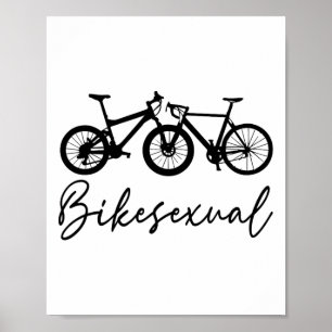 Póster Amante de bicicletas bicicleta Ciclista bicicleta 