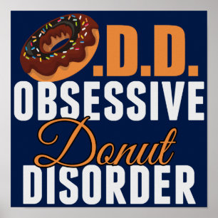 Póster Amante de Donas Divertidas