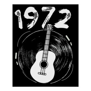 Póster amante de la guitarra