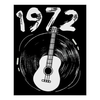 Póster amante de la guitarra