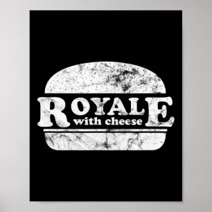 Póster Amante de la Hamburguesa con Queso Royale 1