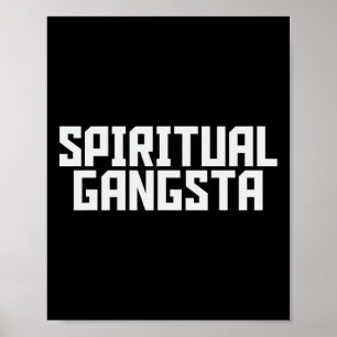 Póster Amante de la meditación yoga de la pandilla espiri