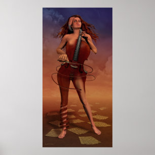 Póster Amante de la música