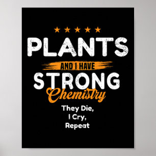 Póster Amante de las plantas con química emocional ~ Vale