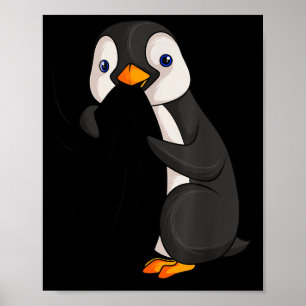 Póster Amante de pingüinos niños niña mujeres hombres