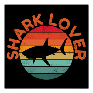 PÓSTER AMANTE DE TIBURONES