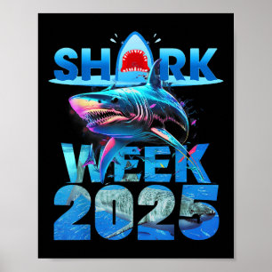 Póster Amante de tiburones 2025 - Semana de conservación