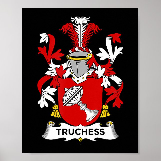 Póster Amante del ajedrez| Escudo de armas de la Truquesa (Frente)
