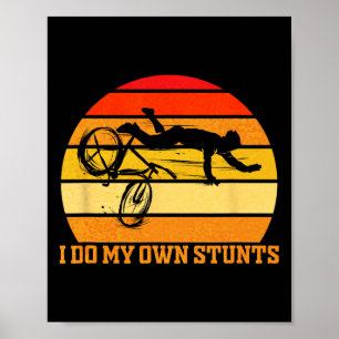 Póster Amante del Ciclismo Ciclo Divertido Bicicleta Vint