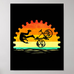 Póster Amante del ciclismo Ciclo divertido para bicicleta