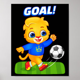 Póster Amante del fútbol jugador de deportes Lucas jugand