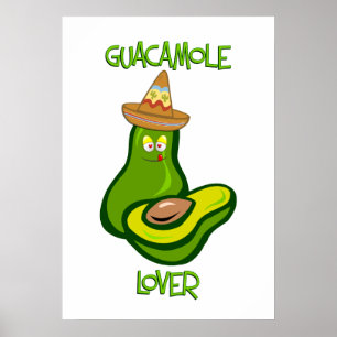 Póster Amante del Guacamole