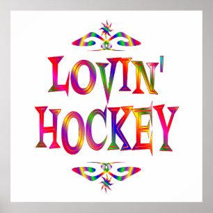 Póster Amante del hockey