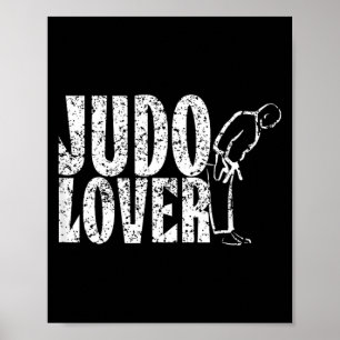 Póster Amante del Judo Judoka Artes Marciales Judoka Luch