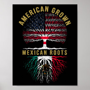 Póster Amante Del País México De Raíces Mexicanas Cultiva