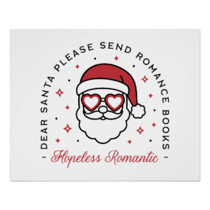Póster Amante romántico querido amante de los libros de S