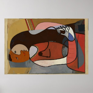 Póster Amantes abstractos,