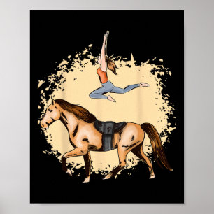 Póster Amantes de caballos Horseck Riding Trick