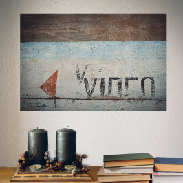 Póster Amantes de cine de estilo loft urbano