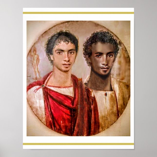 Póster Amantes de Fayum... Periodo romano Egipto (Frente)