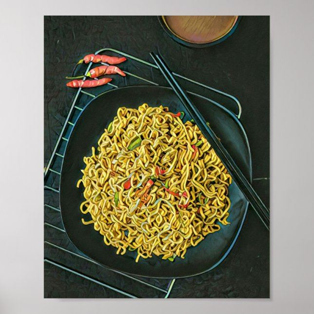 Póster Amantes de la cocina japonesa (Frente)