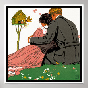 Póster Amantes de la moda