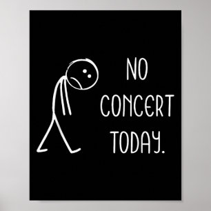 Póster Amantes de la música triste de la figura del palo