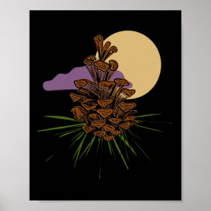 Póster Amantes de la Naturaleza Senderismo al Aire Libre