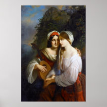 Amantes de las lesbianas en el renacimiento italia