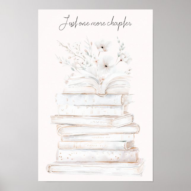 Póster Amantes de libros solo un capítulo más  (Frente)