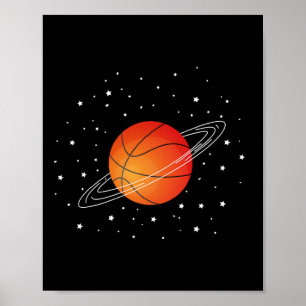Póster Amantes del baloncesto Fun Baloncestista Baloncest