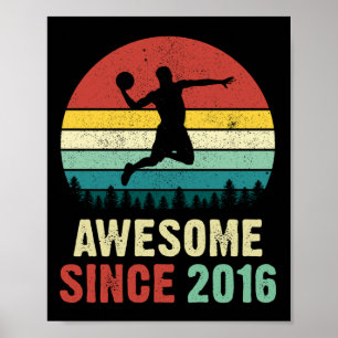 Póster Amantes del baloncesto por el quinto cumpleaños de