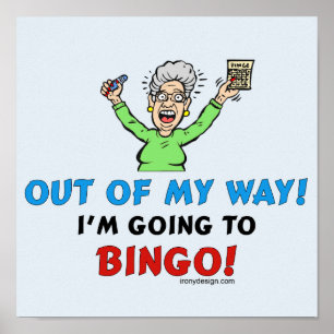 Póster Amantes del bingo