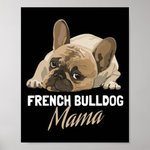 Póster Amantes del Bulldog de Bulldog de mamá
