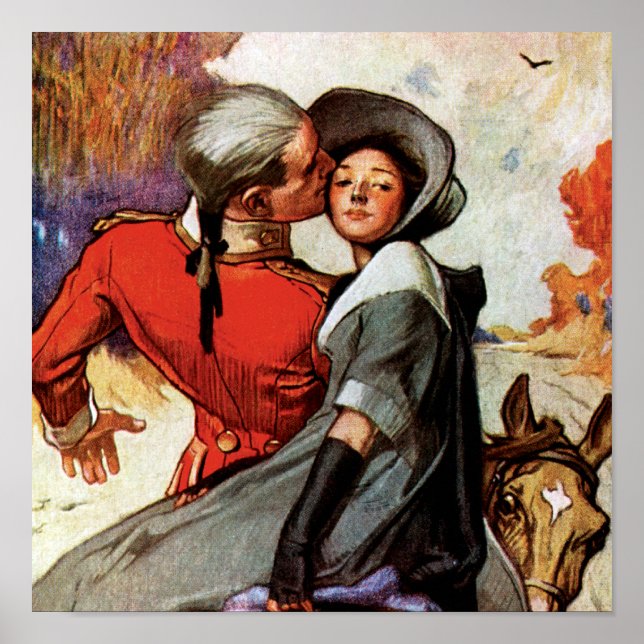 Póster Amantes del caballo (Frente)