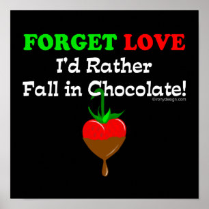 Póster Amantes del chocolate