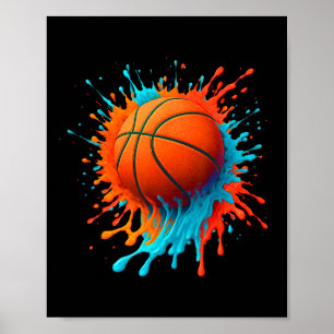 Póster Amantes del equipo deportivo de niños chicos jugad