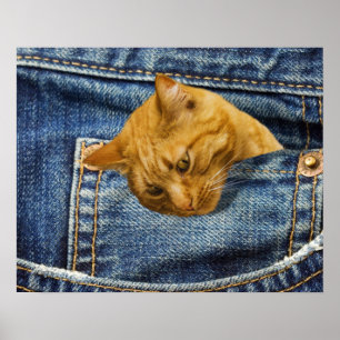 Póster Amantes del gato lindo Regalo de Keepsake