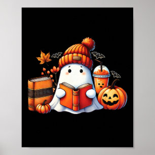 Póster Amantes del libro de lectura de ghost lindo Hallow