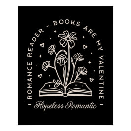 Póster Amantes del libro de romance citas divertidas de S