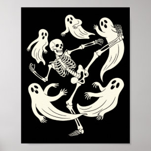 Póster Amantes del Skeleton Karate se asustan en la Marta
