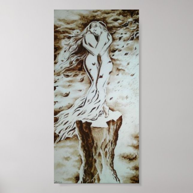 Póster Amantes en el viento (Frente)