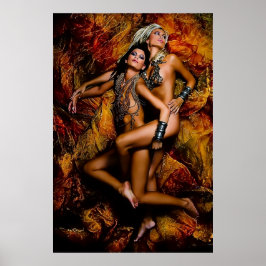 Póster Amantes lesbianas