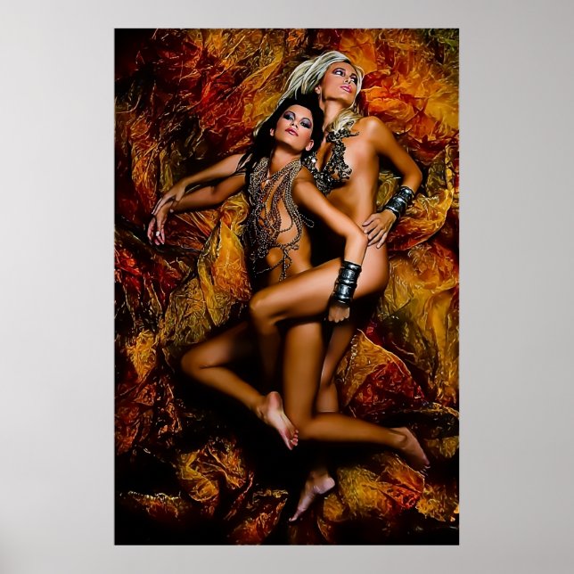 Póster Amantes lesbianas (Frente)