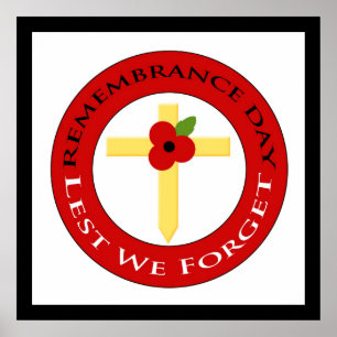 Póster Amapola en la cruz - poster